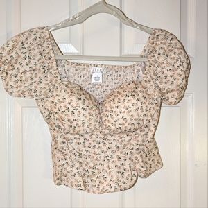 LIFE cottagecore croptop